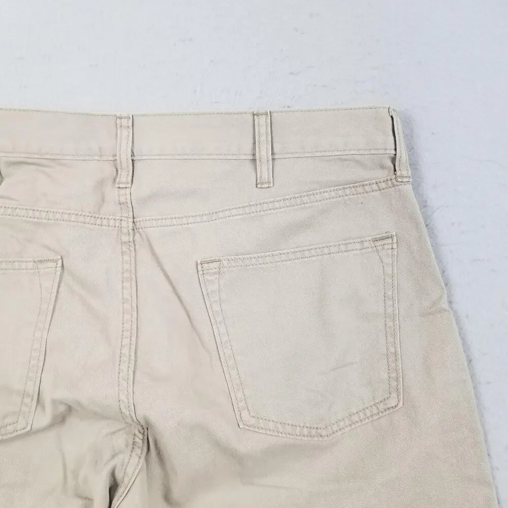 Old Navy Jeans Mens 38x30 Beige Straight Leg 100% Cotton Denim Casual Pants‎